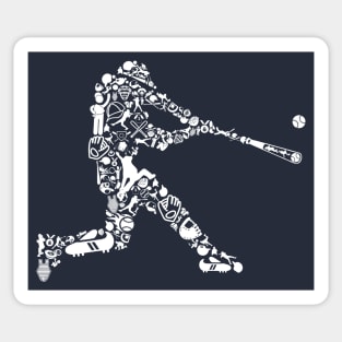 Baseball Player Sticker